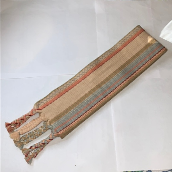 Vintage Christian Dior Cotton Woven Belt main image 5